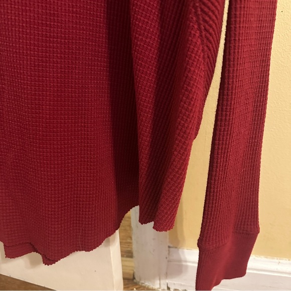 Free People We The Free Thermal Oversized red women S - Picture 8 of 11